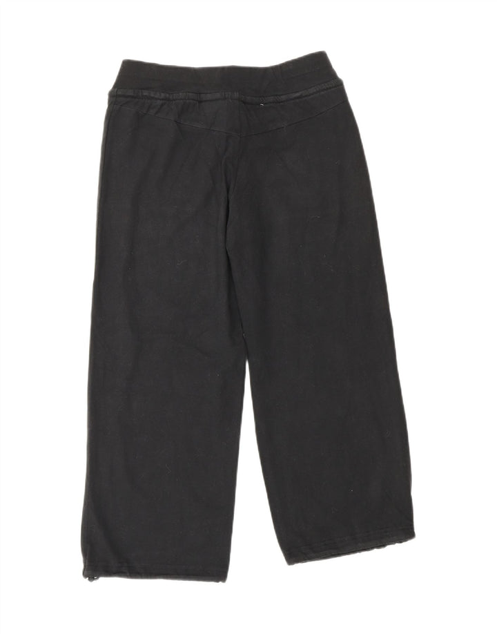 NIKE Capri træningsdragtbukser til kvinder UK 8/10 Small Black Bomuld