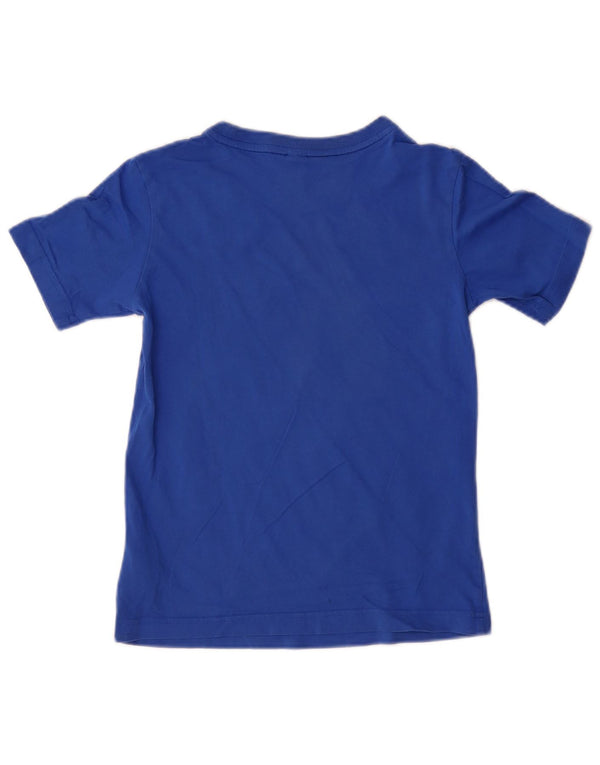 Adidas drenge grafisk t-shirt top 9-10 år blå bomuld