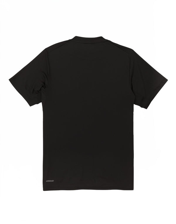 Adidas Herre T-Shirt Top Medium Sort Polyester Sports