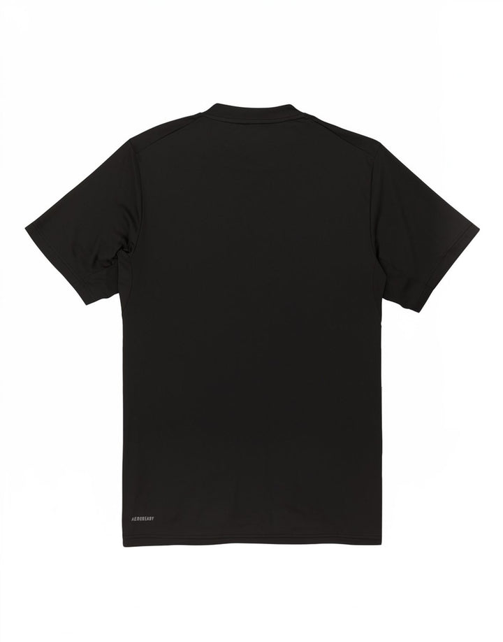 Adidas Herre T-Shirt Top Medium Sort Polyester Sports