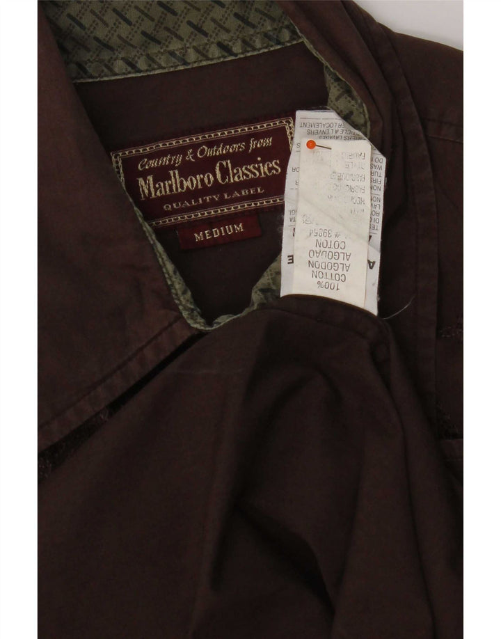 Marlboro Classics Herreskjorte Medium Brun Paisley Cotton