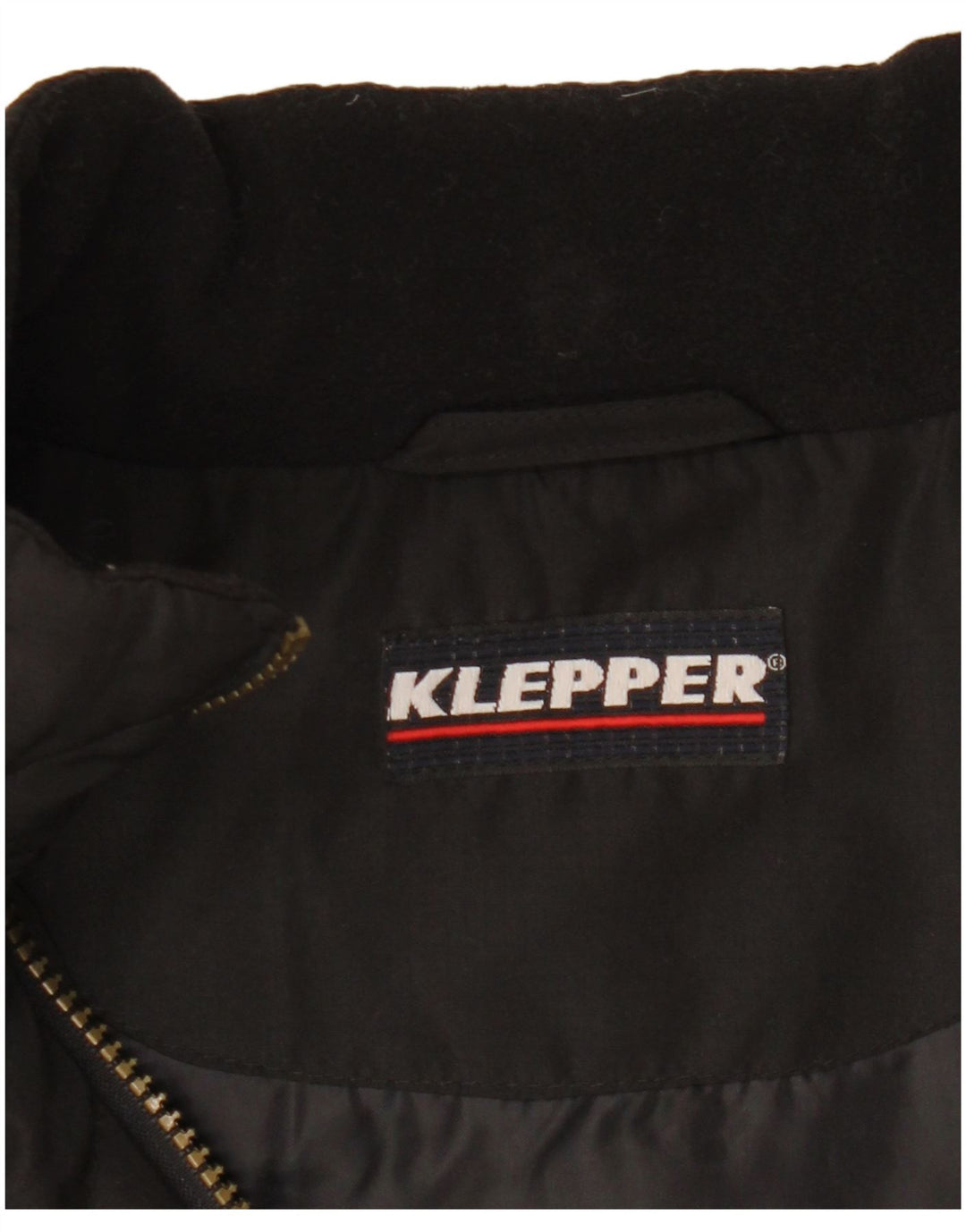Klepper Herre Liner Quiltet Jakke UK 42 XL Sort