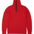 Gas Dame Button Neck Jumper Sweater UK 16 Large Red Wool