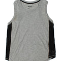 ADIDAS Womens Vest Top UK 14 Medium  Grey Colourblock Polyester Vintage Adidas and Second-Hand Adidas from Messina Hembry 