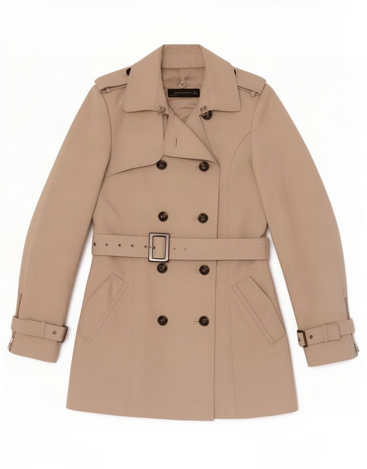 Zara Trench Coat til kvinder UK 10 Small Beige