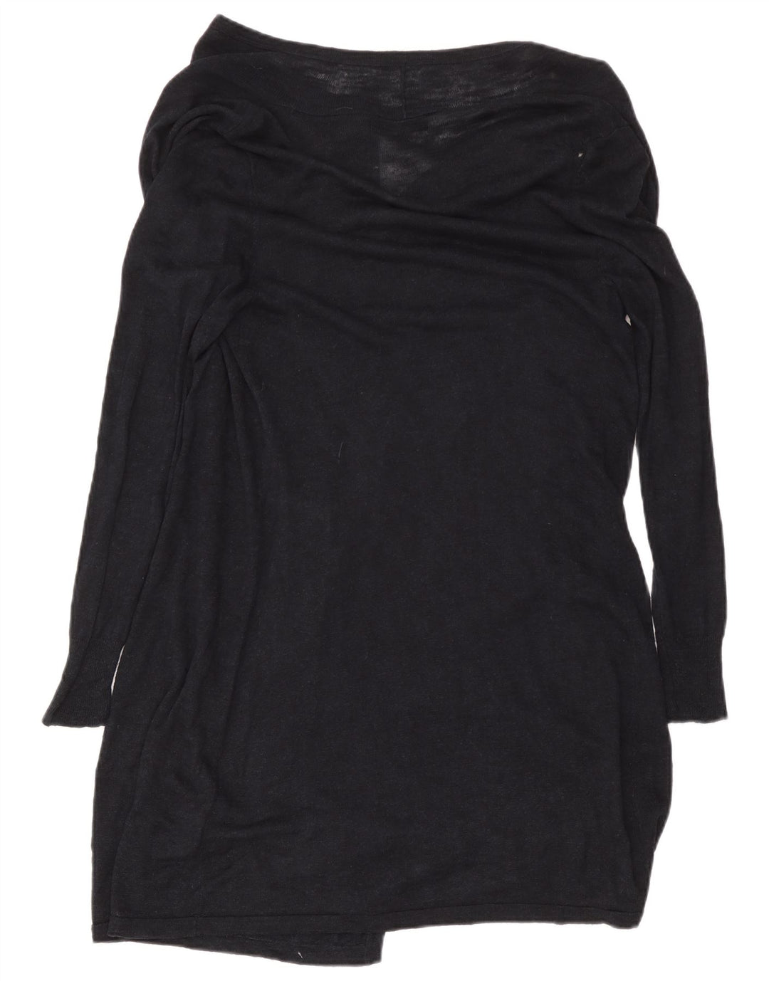 Phase Eight Womens Longline Open Cardigan Sweater UK 12 Medium Navy Blue