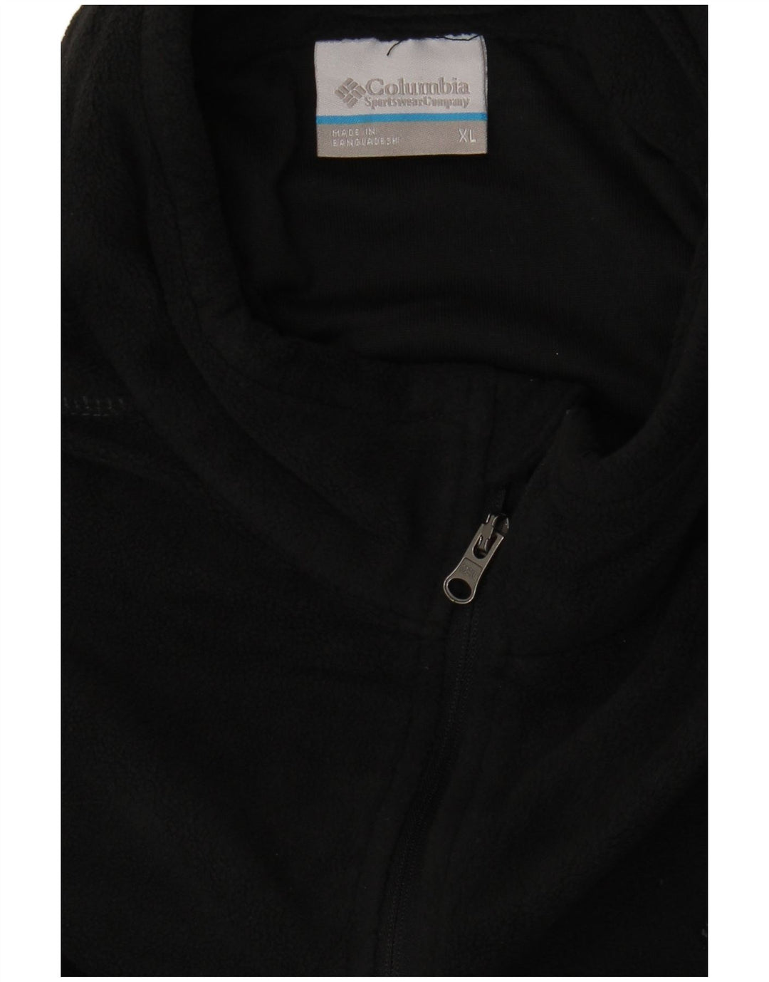 Columbia Fleece Jumper med lynlås til mænd XL Sort