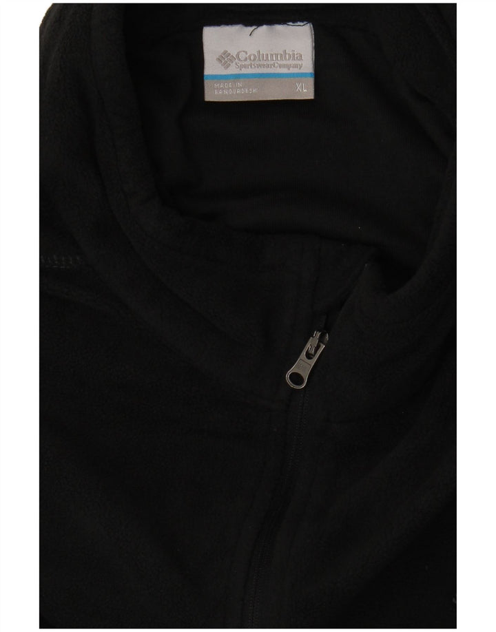 Columbia Fleece Jumper med lynlås til mænd XL Sort