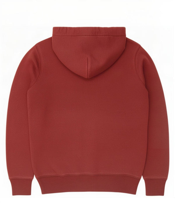 Jack Wills Dame Grafisk Oversized Hoodie Jumper UK 6 XS Bourgogne bomuld