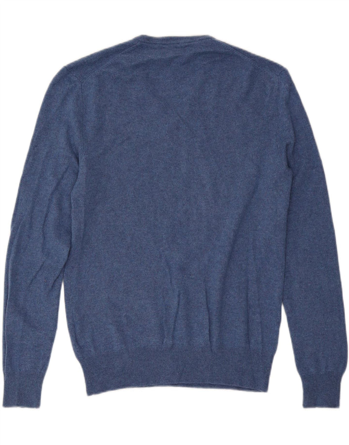 Polo Ralph Lauren Herre V-hals sweater mellemblå uld