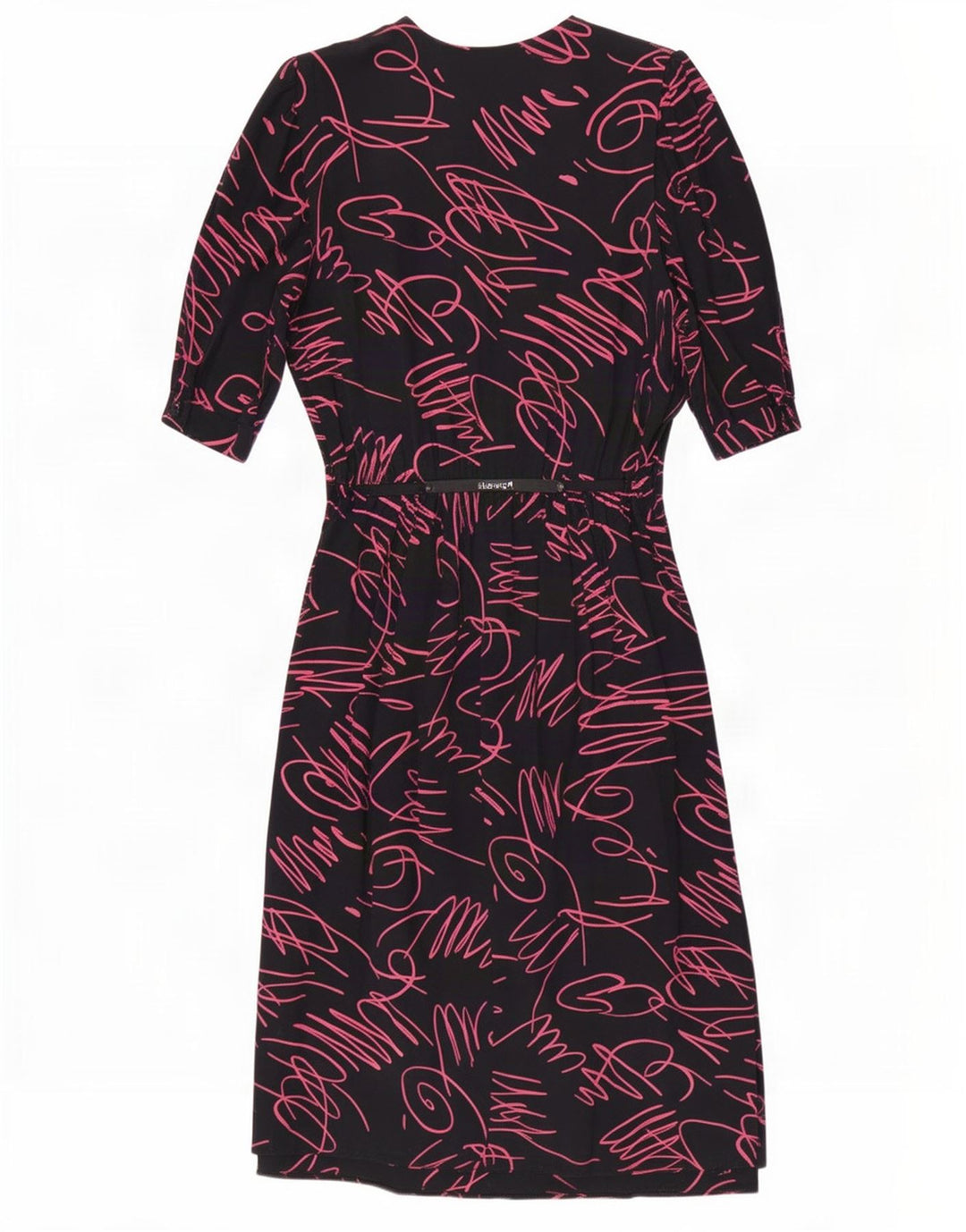 Yessica Womens By C&A Abstrakt mønster Maxikjole EU 40 Medium Sort