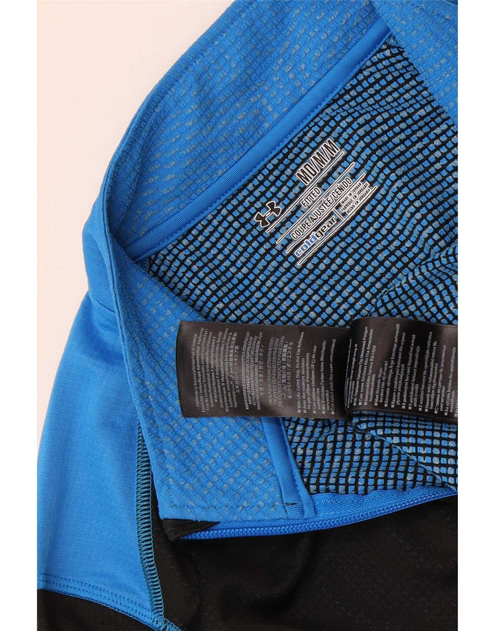 Under Armour Herre Cold Gear Grafisk Pullover Træningsdragt Top Medium Sort