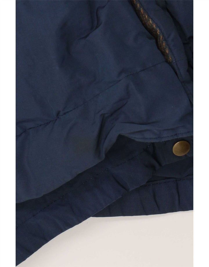Woolrich Bomberjakke til mænd UK 40 Stor marineblå bomuld