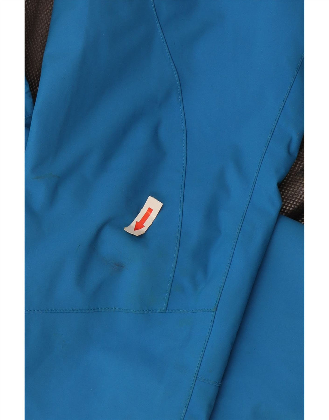 Jack Wolfskin Dame Regnjakke med hætte UK 10 Lille blå polyamid