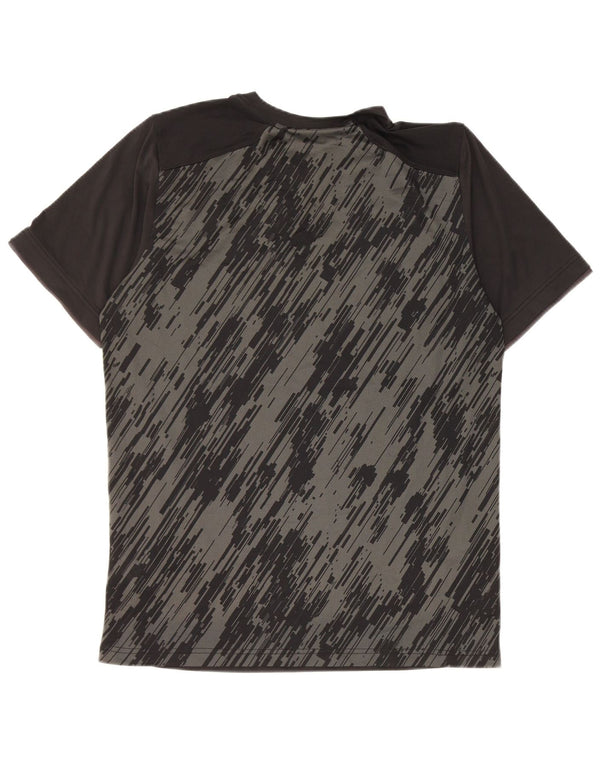Nike Herre Dri Fit T-shirt Top Medium Sort Geometrisk Polyester