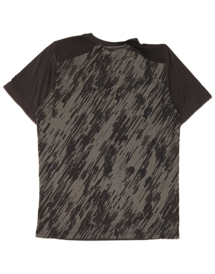 Nike Herre Dri Fit T-shirt Top Medium Sort Geometrisk Polyester