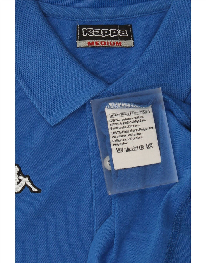 KAPPA Poloshirt til mænd Medium blå bomuld