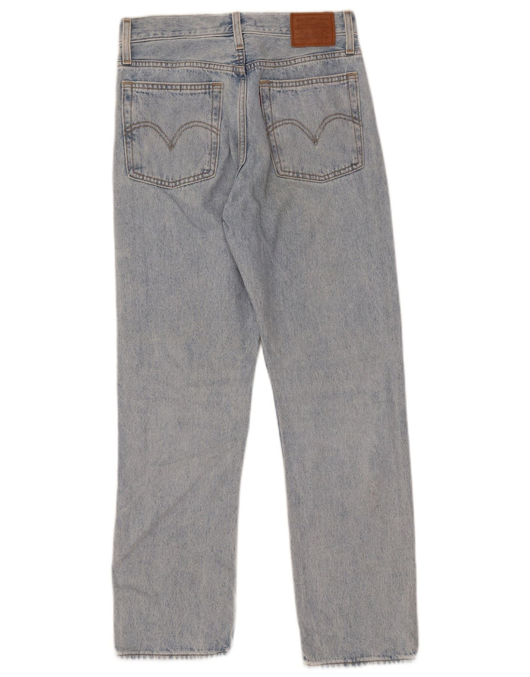 Levi's Dame Wedgie Straight Jeans W26 L28 Blå Bomuld