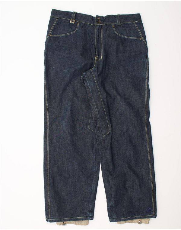 Sessions Herre Limited Edition Straight Jeans Large W38 L33 Navy Blue