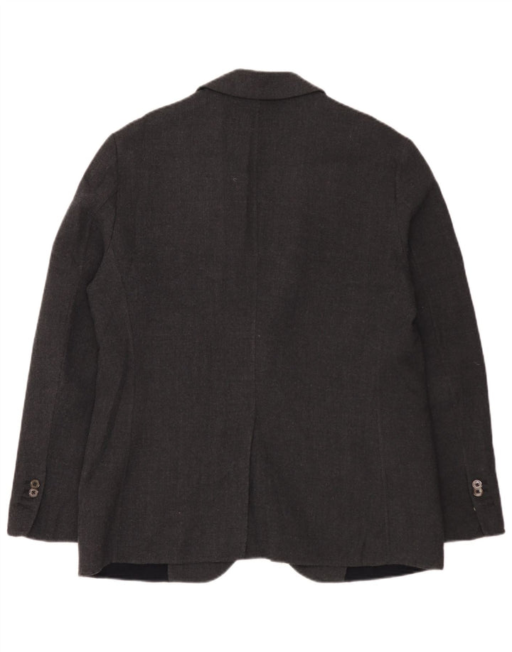 Massimo Dutti Herre 2-knaps blazerjakke EU 52 Stor Grå