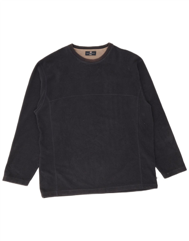 Marks & Spencer Fleece Jumper til mænd Stor marineblå polyester
