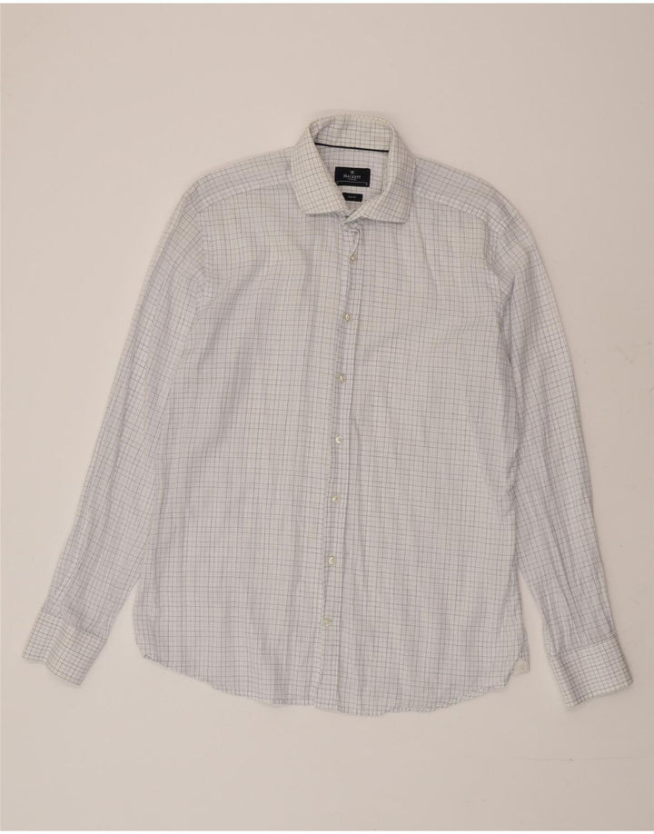 HACKETT Herre Slim Fit Skjorte Str. 41 16 Large Blue Check