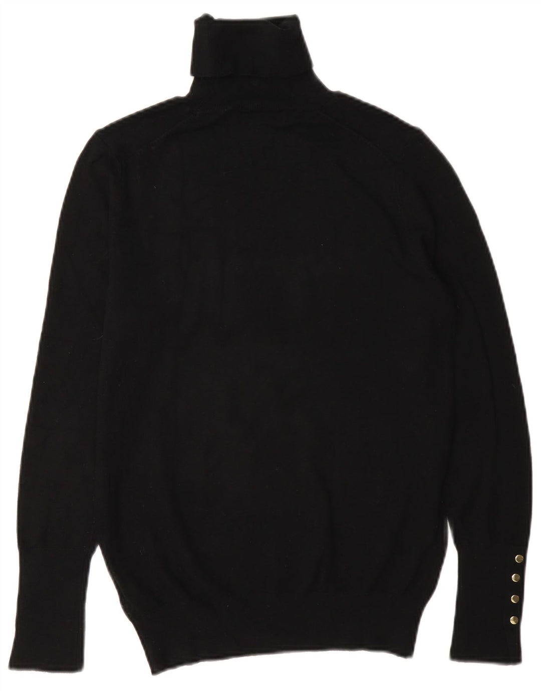 Zara Dame Rullehals Sweater UK 12 Medium Sort