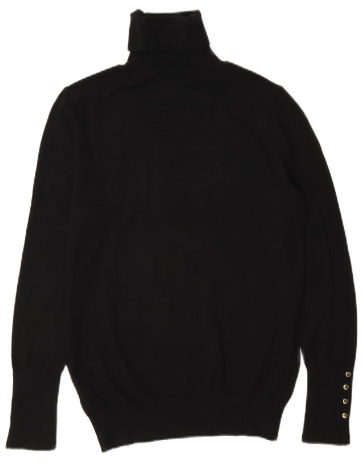 Zara Dame Rullehals Sweater UK 12 Medium Sort