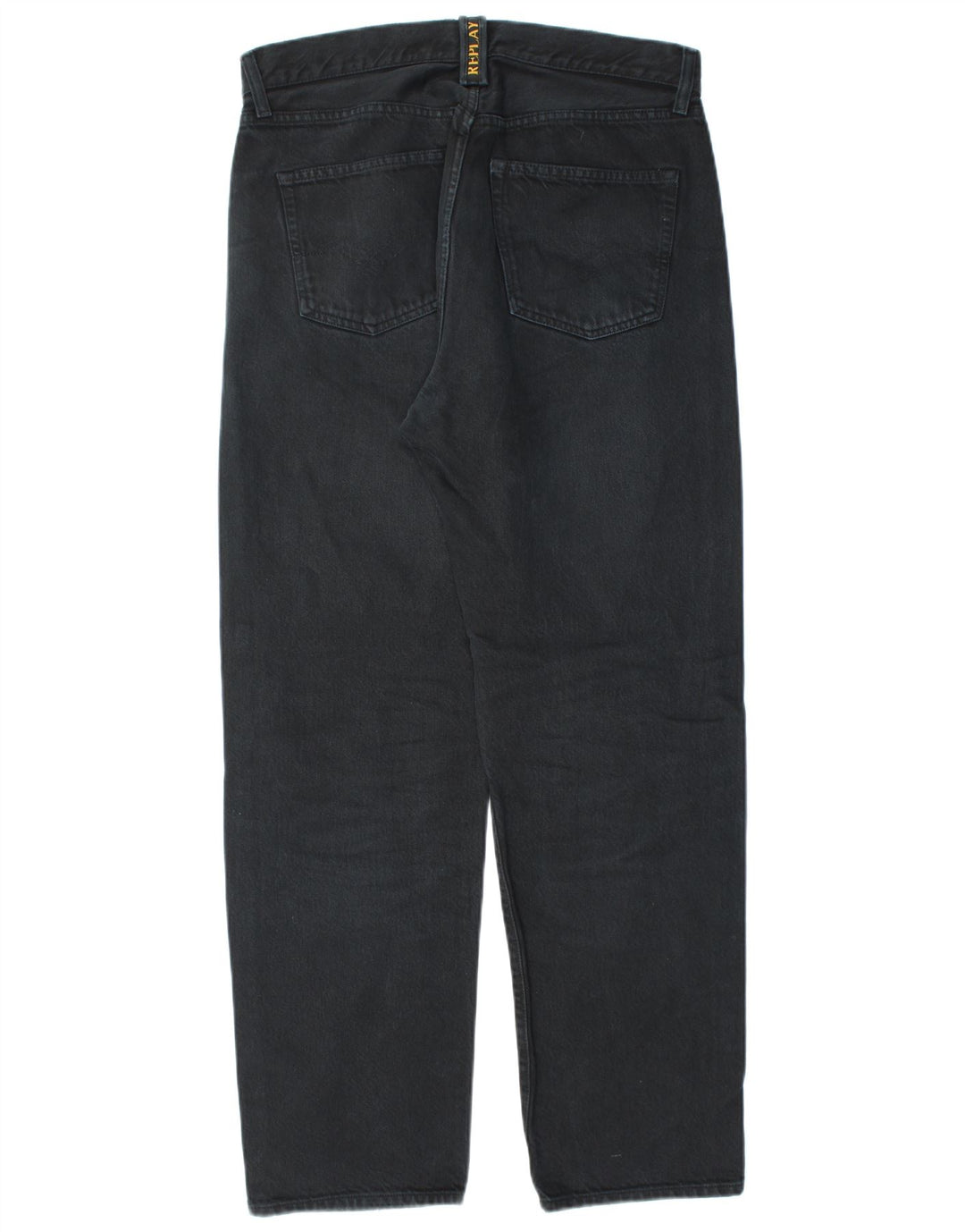 Replay Straight Jeans til mænd W32 L30 Sort