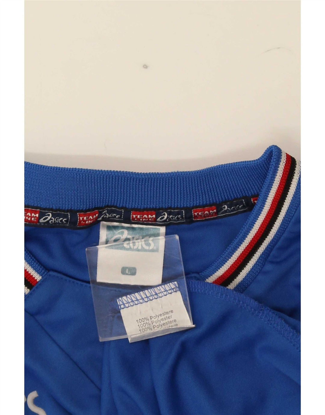 Asics Herre grafisk top langærmet stor blå stribet polyester