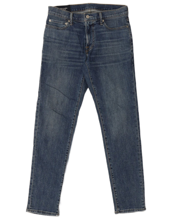 Abercrombie & Fitch Skinny Jeans til mænd W30 L30 blå bomuld