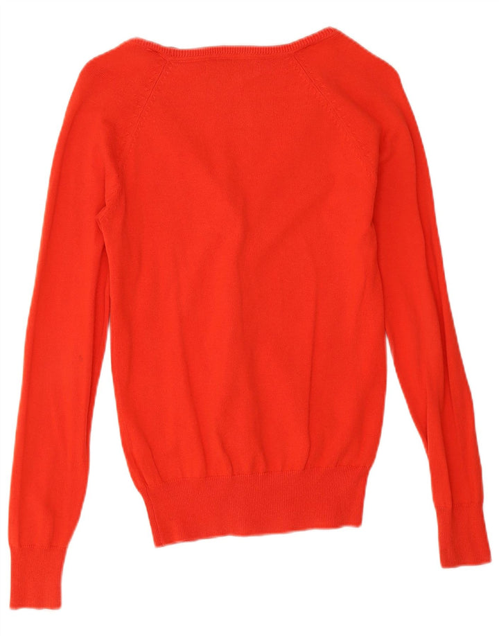 Zara Dame Cardigan Sweater UK 10 Lille Rød