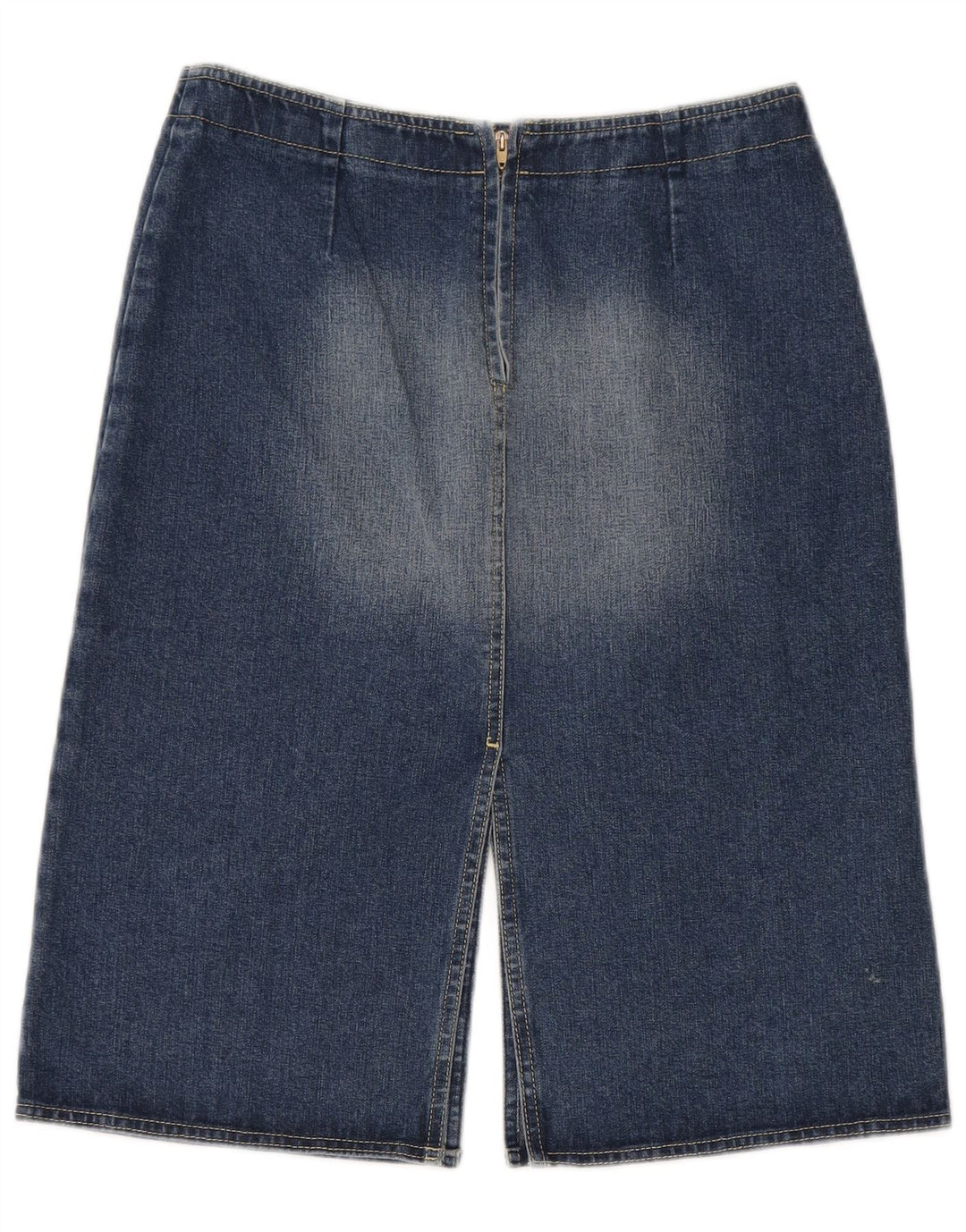 Ny Penny Dame Denim Nederdel Medium W28 Blå Bomuld