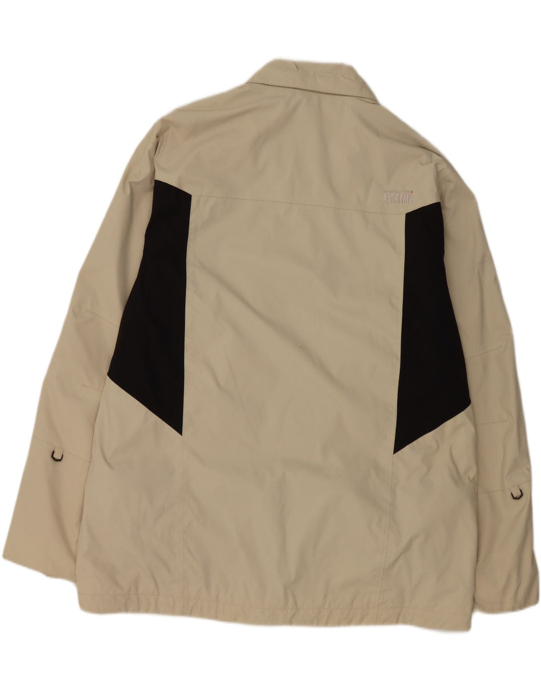 ICEPEAK Mens Windbreaker Jacket IT 56 3XL Beige Colourblock Polyamide