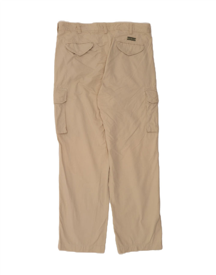 GANT Mens Straight Cargo Trousers W35 L31 Beige Cotton Vintage Gant and Second-Hand Gant from Messina Hembry 