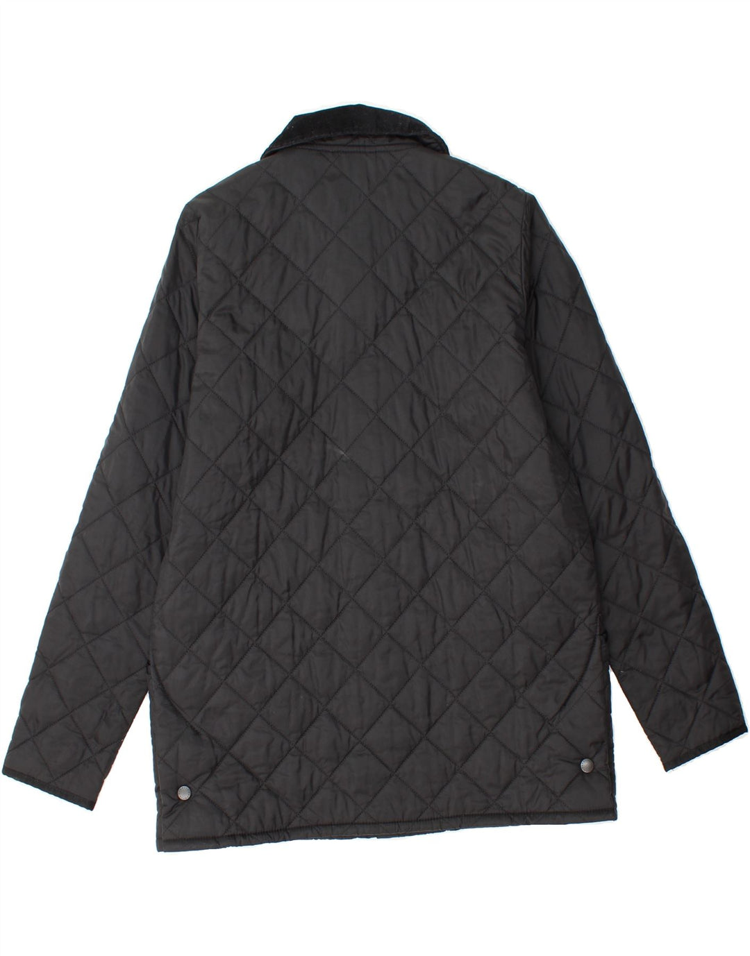 BARBOUR Quiltet jakke til kvinder UK 20 2XL Sort polyamid