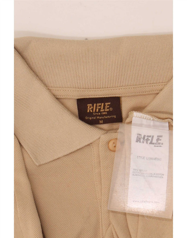 Rifle Langærmet herre poloshirt Medium Beige Bomuld
