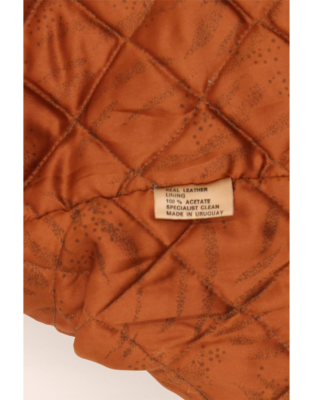 Vintage herre læderjakke UK 42 XL Khaki Læder