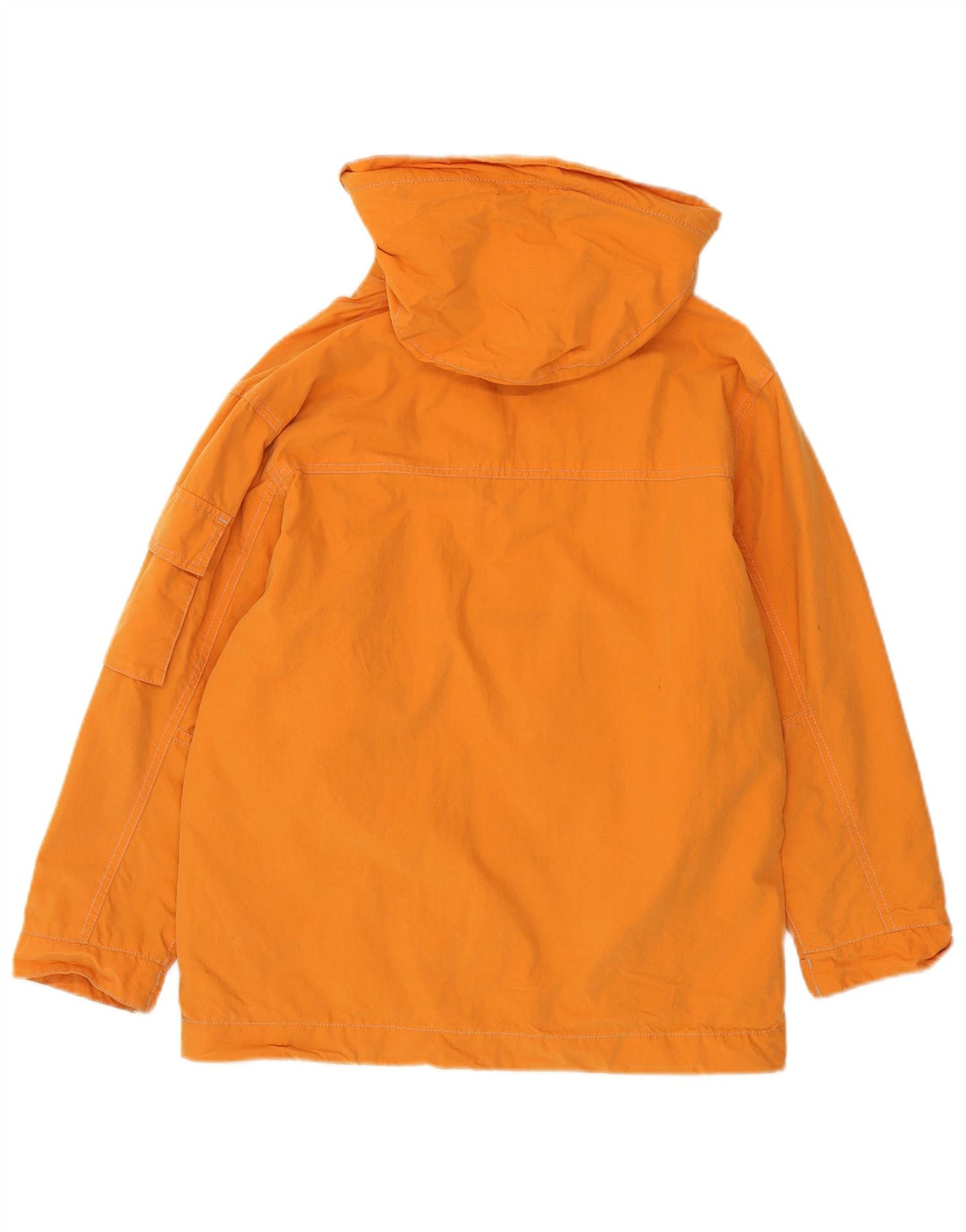 TIMBERLAND Boys Graphic Hooded Utility Jacket 11-12 Years Orange Cotton Vintage Timberland and Second-Hand Timberland from Messina Hembry 