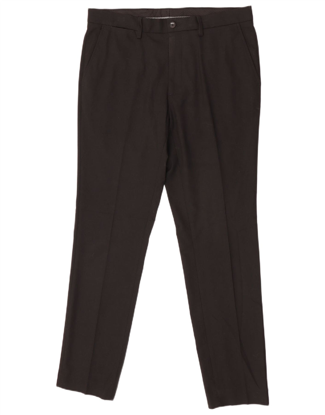 Marks & Spencer Herre Skinny Suit Bukser W34 L31 Sort Polyester