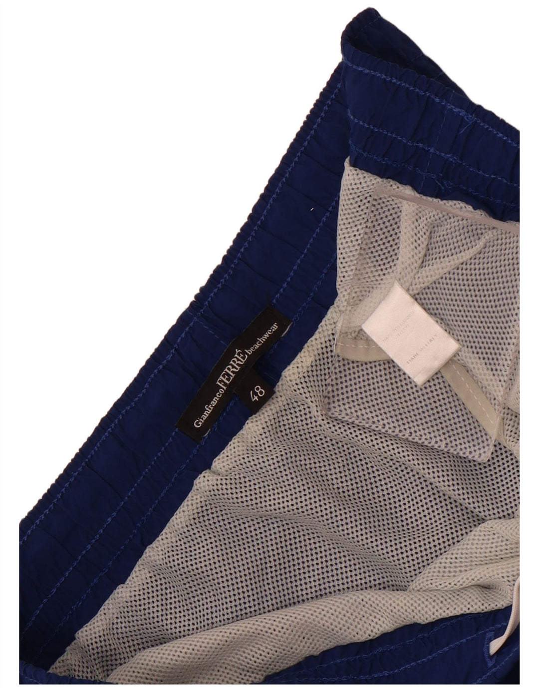 Gianfranco Ferre Badeshorts til mænd IT 48 Medium Blue Polyester