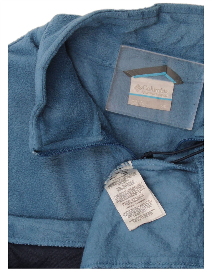 Columbia Dame Oversized Fleecejakke UK 6 XS Blå Polyester