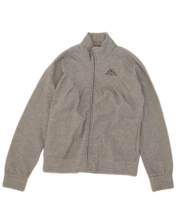 Kappa træningsdragt topjakke til kvinder UK 14 Stor grå polyester