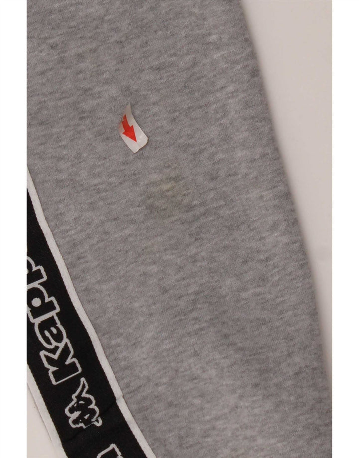 Kappa Herre grafisk hættetrøje Jumper Medium Grey Colourblock Polyester
