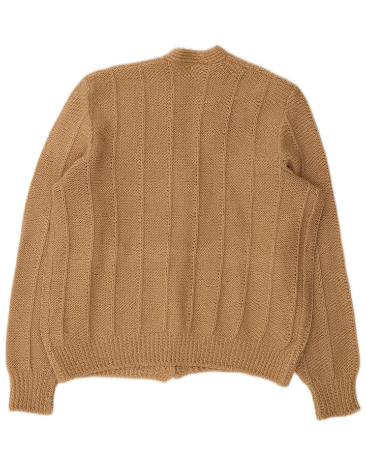 Vintage dame cardigan sweater UK 14 Large Beige