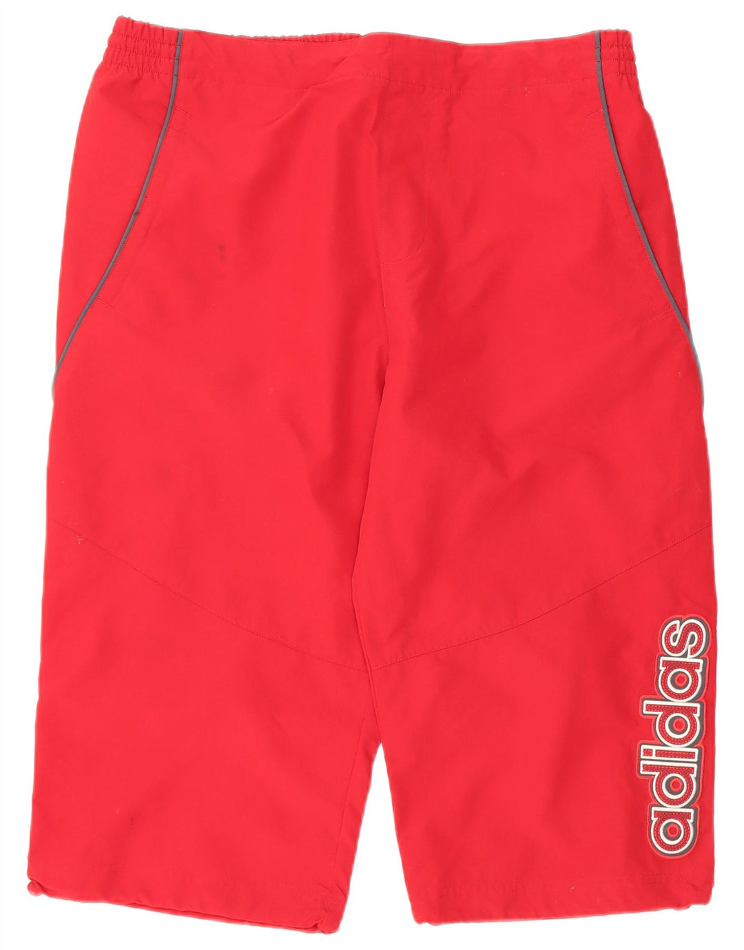 ADIDAS Grafiske Bermuda-sportshorts til mænd, store røde polyester