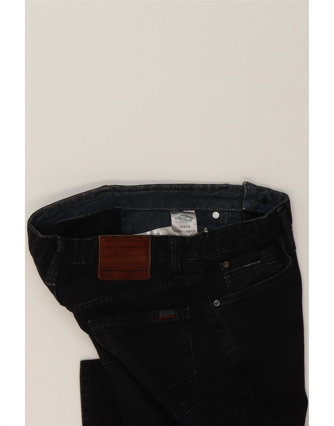 VANS Womens Straight Jeans W28 L28 Black Cotton Vintage Vans and Second-Hand Vans from Messina Hembry 