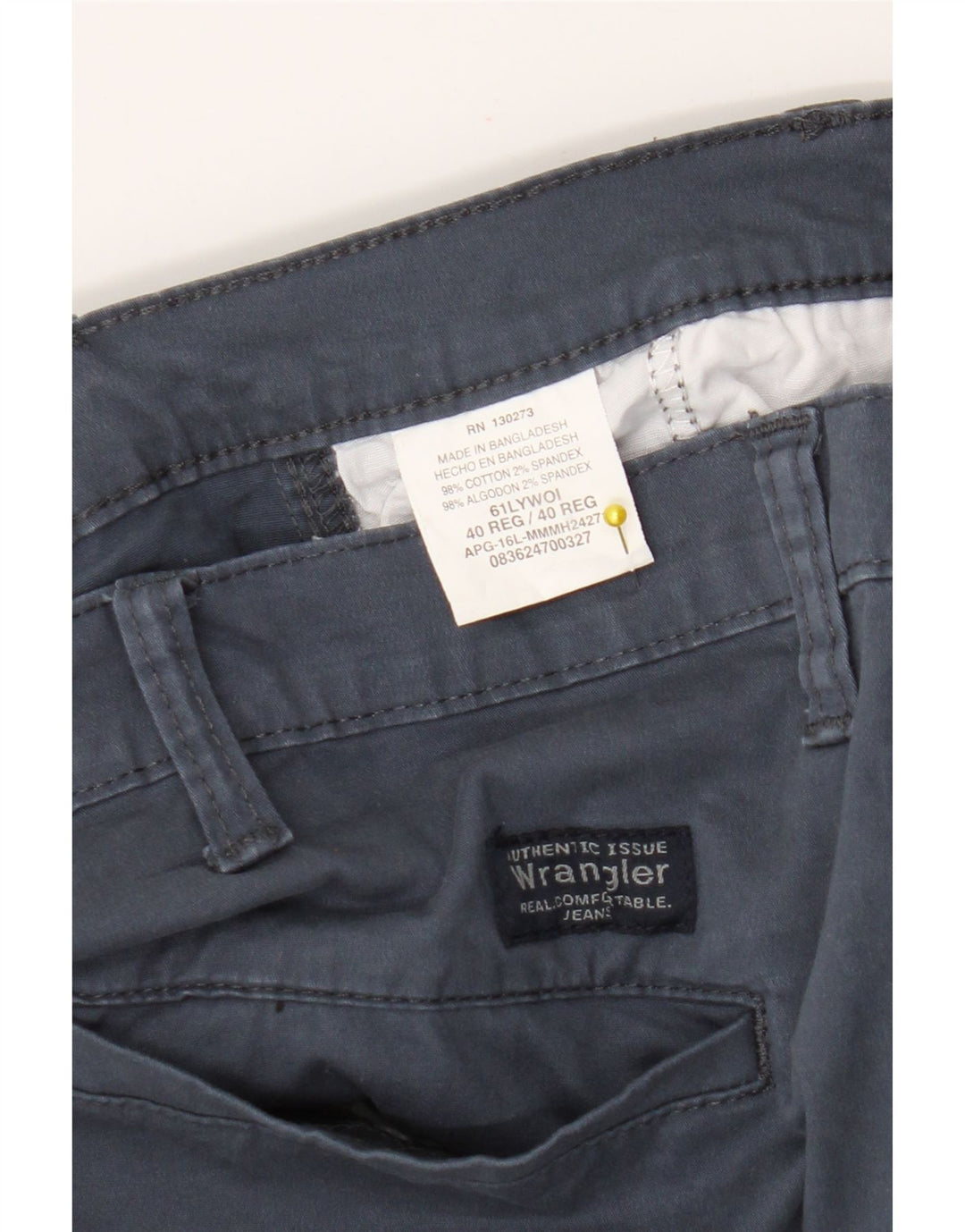 Wrangler Herre Cargo Shorts W40 XL Marineblå Bomuld