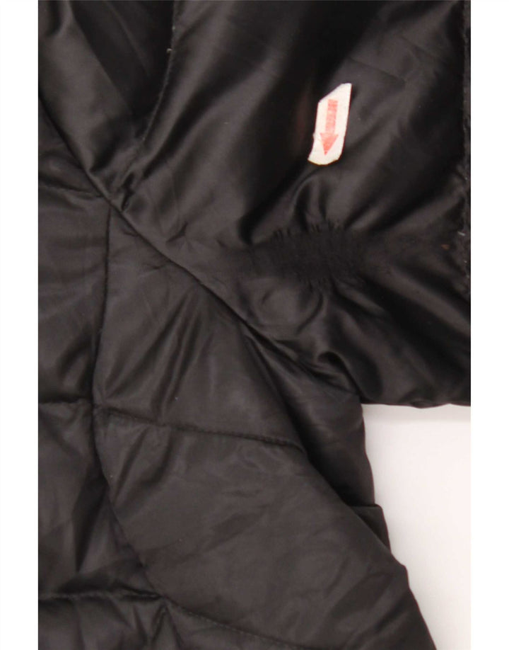 The North Face Polstret jakke til kvinder UK 10 Lille sort nylon