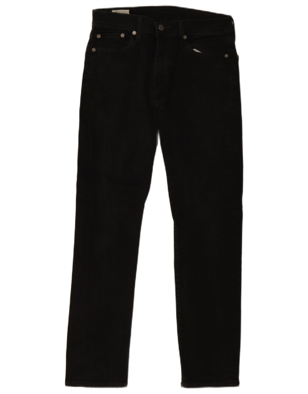 Levi's Herre 502 tilspidsede jeans W30 L32 sort bomuld